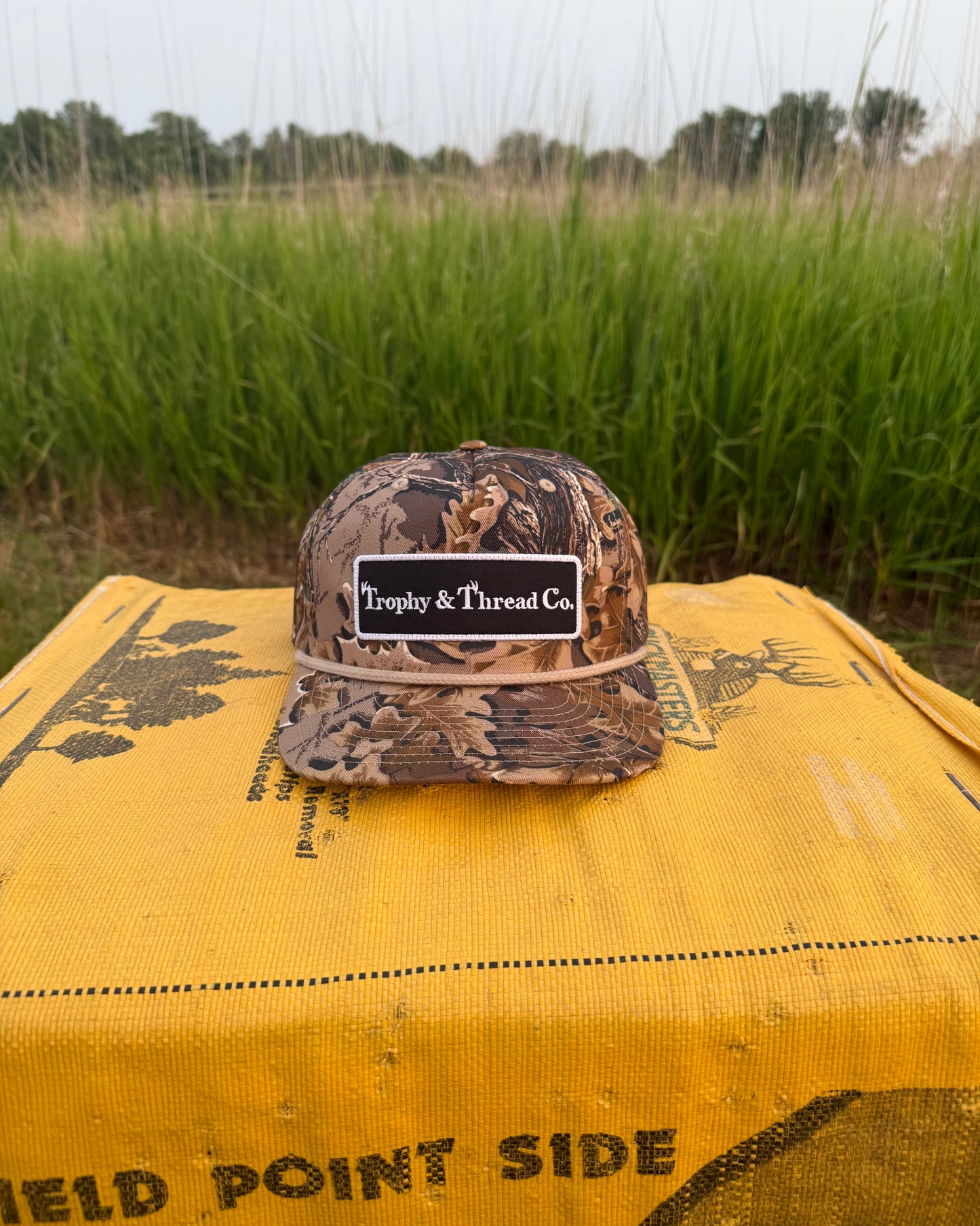 Realtree Camo Rope Hat with Logo Patch