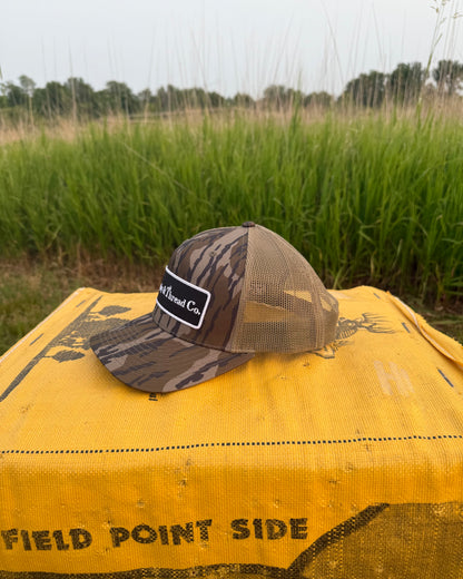 Mossy Oak Camo Hat With Logo Patch