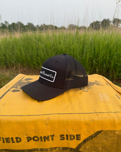Black Hat With Logo Patch
