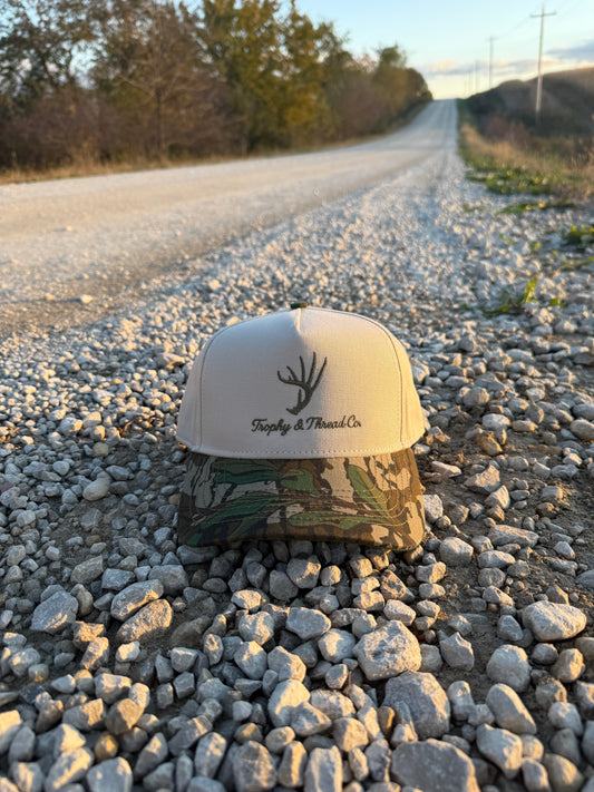 The Shed Trucker Hat -  Mossy Oak Bottomland Greenleaf